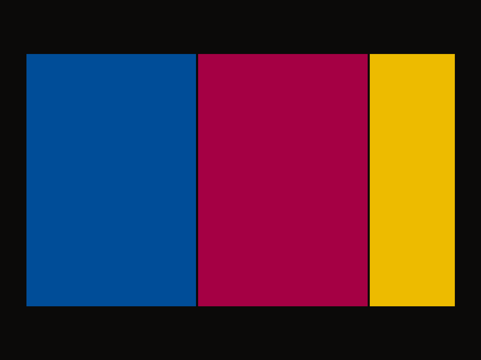 Barcelona five-bottle palette