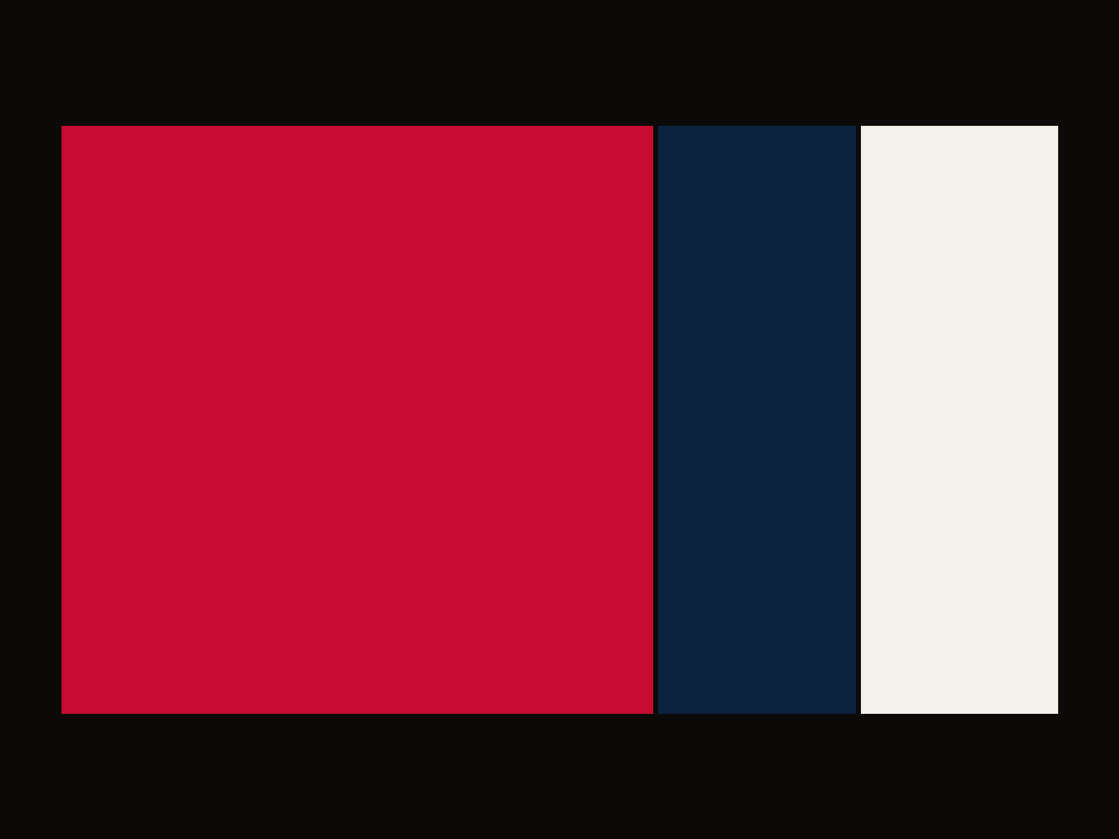 Boston five-bottle palette