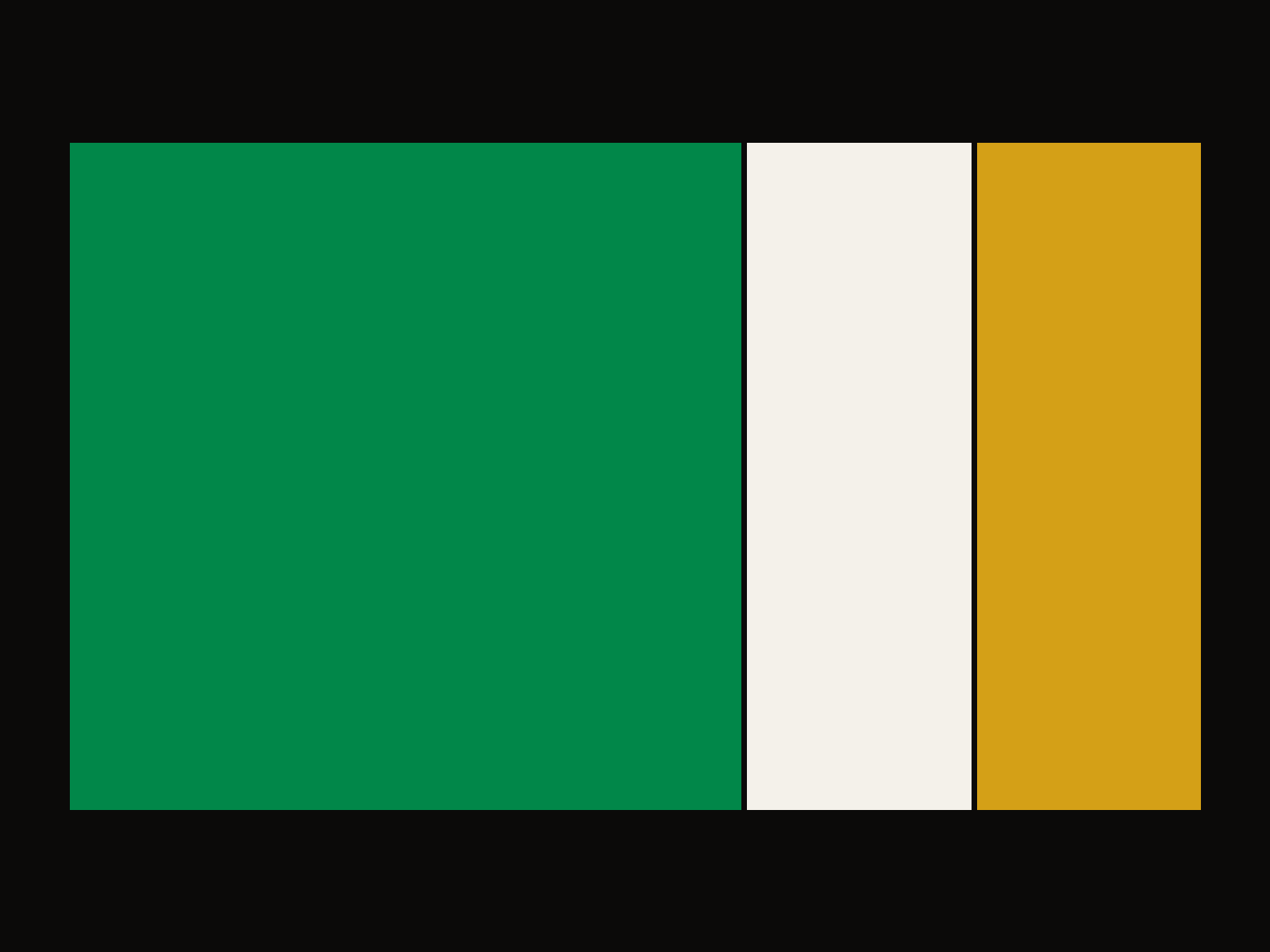 Boston five-bottle palette